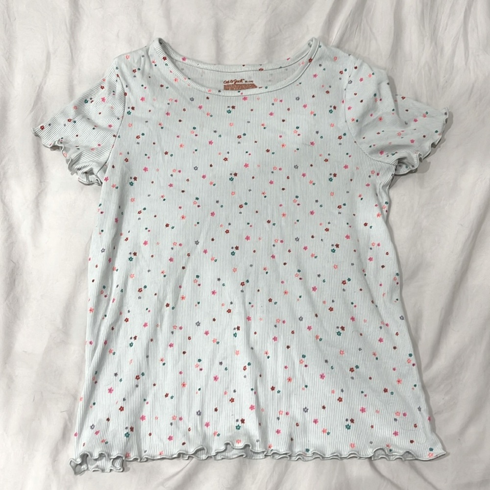 Cat & Jack floral print tee